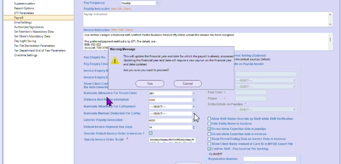 Alert - Payroll - Financial Year-End Date Validation Update
