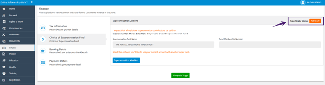 Applicant - SuperReady Status