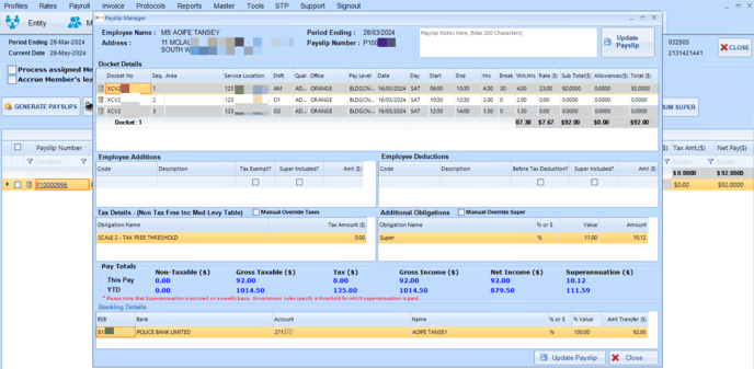 Case 3 - Leave Accrual Formula - Accrue Leave ON- EC Hours per hour worked-1