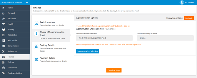 Choice of Superannuation