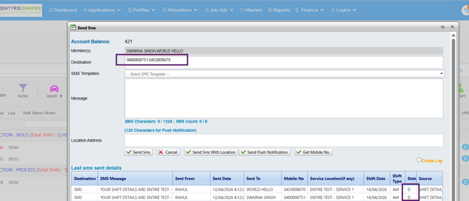 Client Allocation - Multiple SMSs