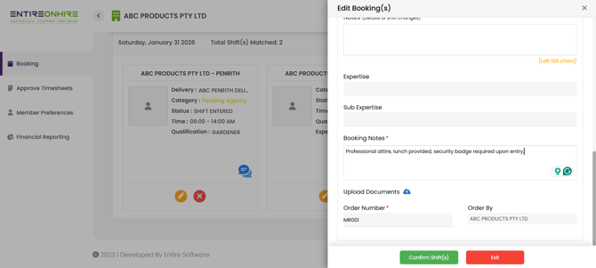 Client Portal - Booking Notes2-1