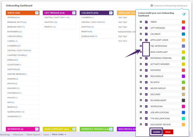 Customise Onboarding Dashboard 7