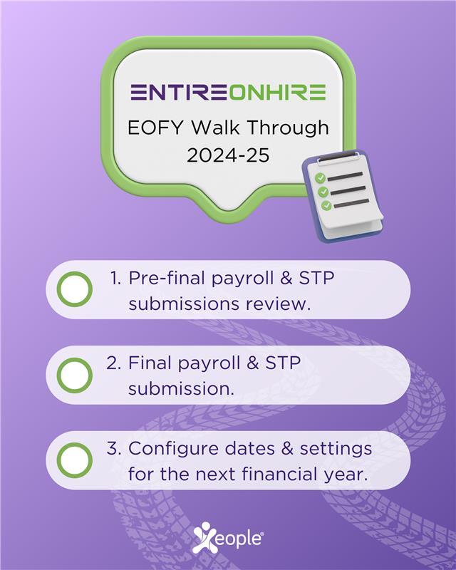EOH EOFY 2025 Checklist