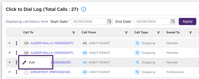 Edit a Call-2