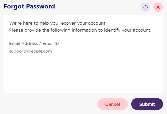 Forgot Password