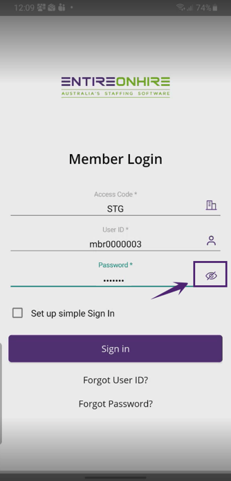 Member Login N