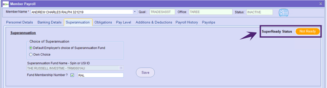 Member SuperReady Status
