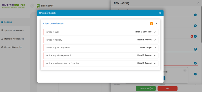 New Client Booking New