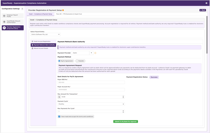 Payment Method and Bank Authority-1