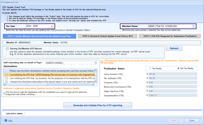 STP Update Event Tool1