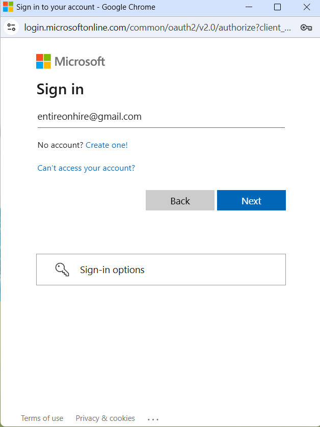 Single Sign On -  Microsoft1