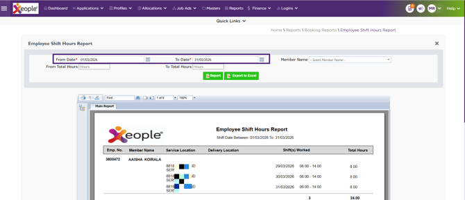Staff- Employee Shift Hours Report-1