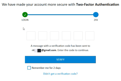Two-factor authentication