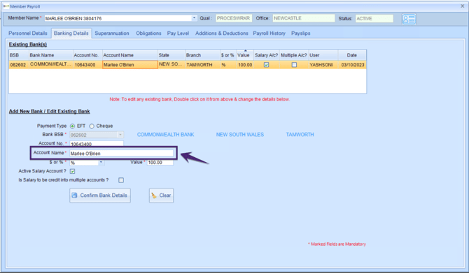 Handling of Special Characters4