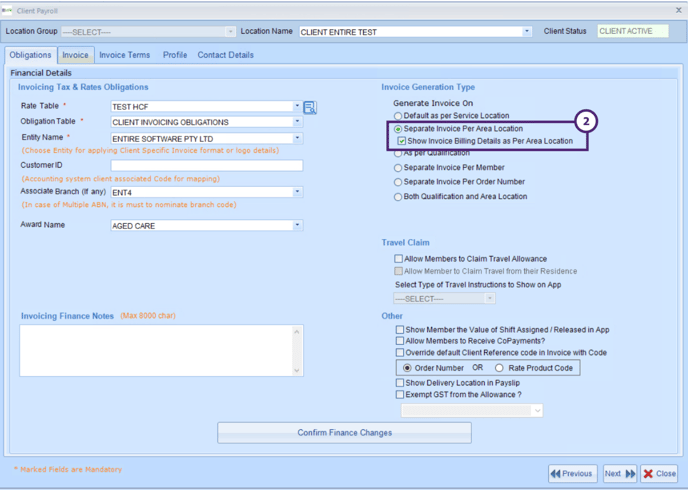 Reference in XERO Service Sales Report 2-1