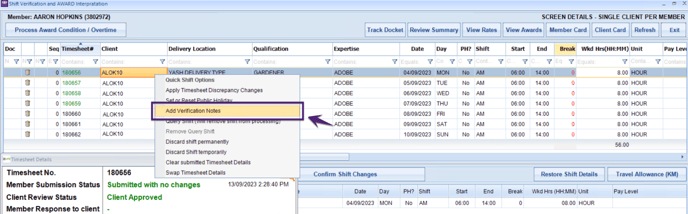 Shift Payroll Verification Notes1