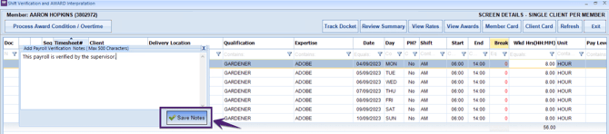 Shift Payroll Verification Notes2