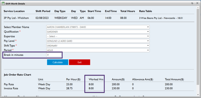 Shift Worth Details - Break Minutes1