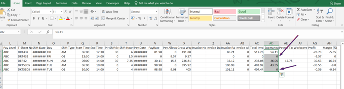 Superannuation in the Gross Margin Report2