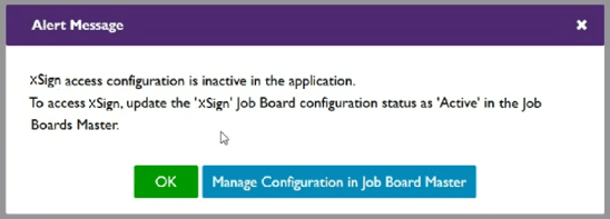 xSign - Job Boards Inactive